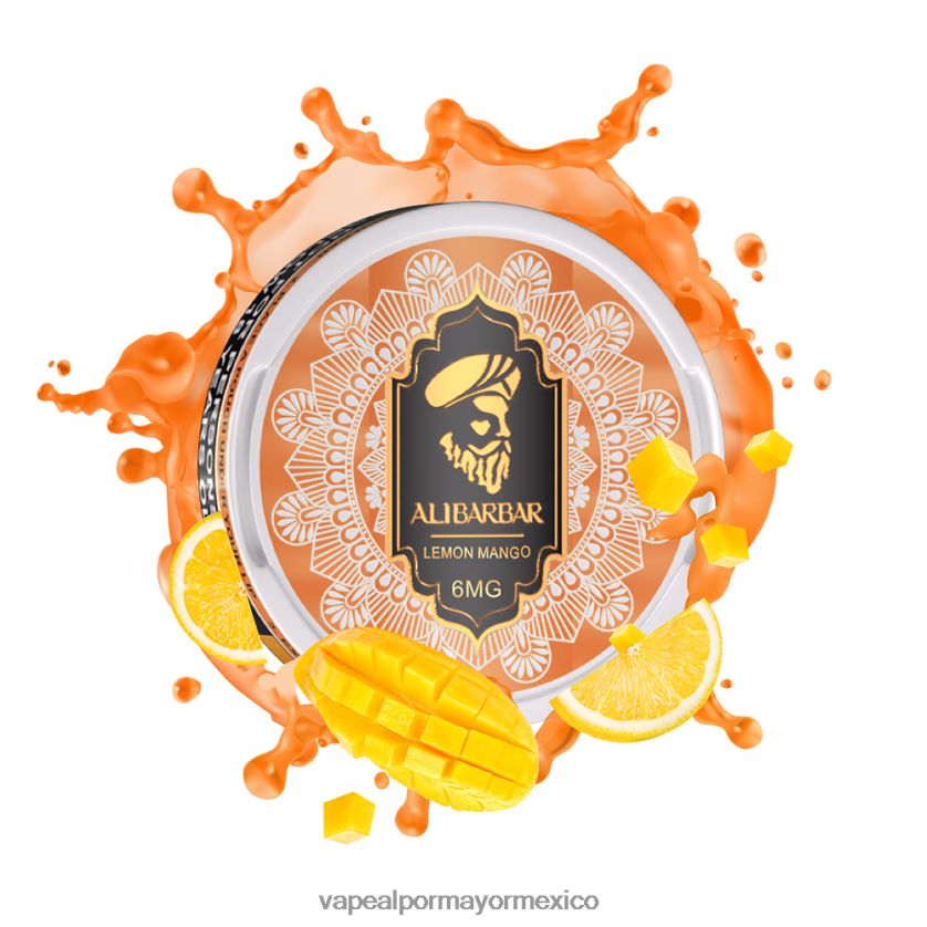 Vape Al Por Mayor Mexico mango limon D4H84F61 ALIBARBAR bolsa de nicotina
