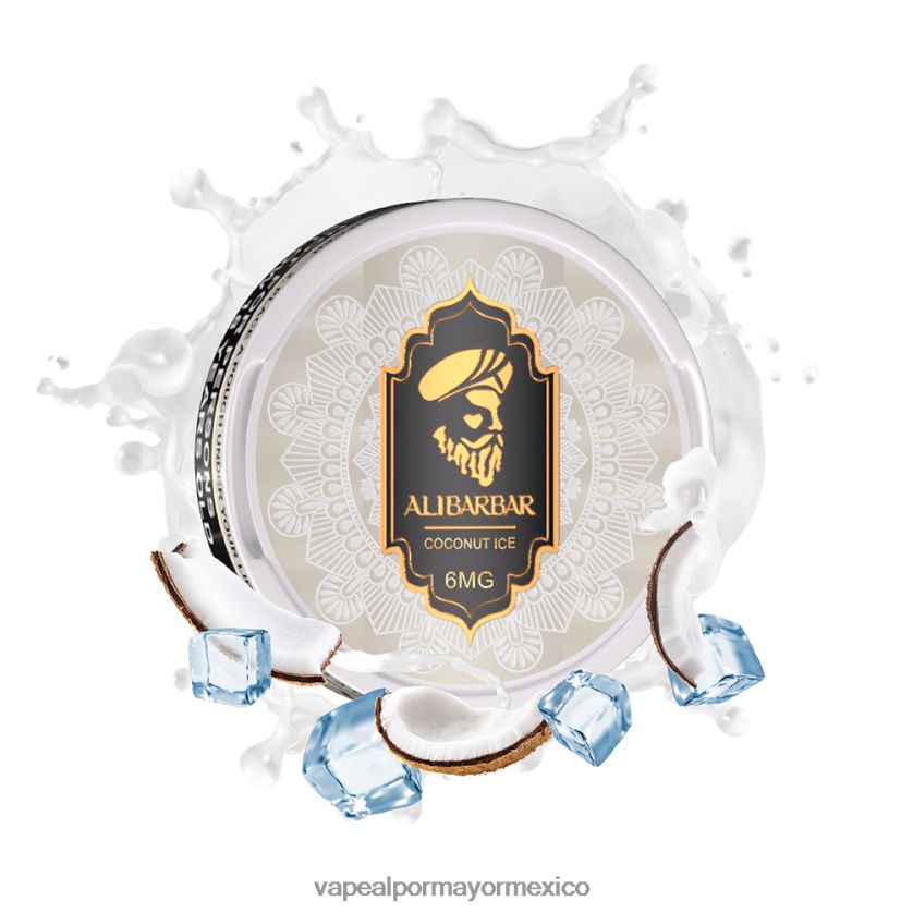 Vaporizador Desechable Por Mayor hielo de coco D4H84F69 ALIBARBAR bolsa de nicotina