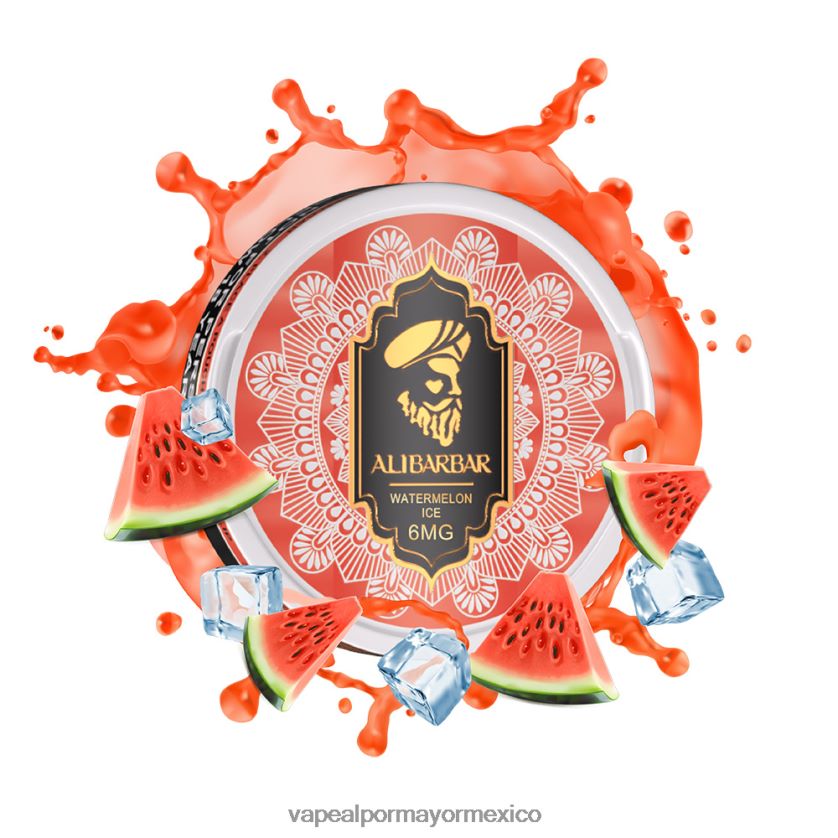 Vaporizador Mexico hielo de sandia D4H84F57 ALIBARBAR bolsa de nicotina