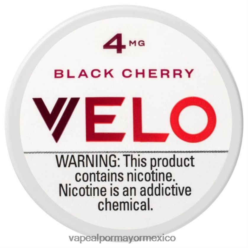 Vaporizador Mexico Cerezo negro D4H84F37 VELO bolsa de nicotina 4 mg