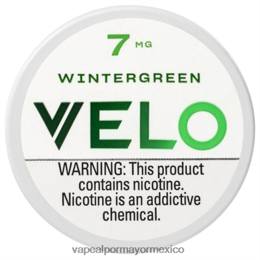 Vaporizador Mexico gaulteria D4H84F47 VELO bolsa de nicotina 7 mg