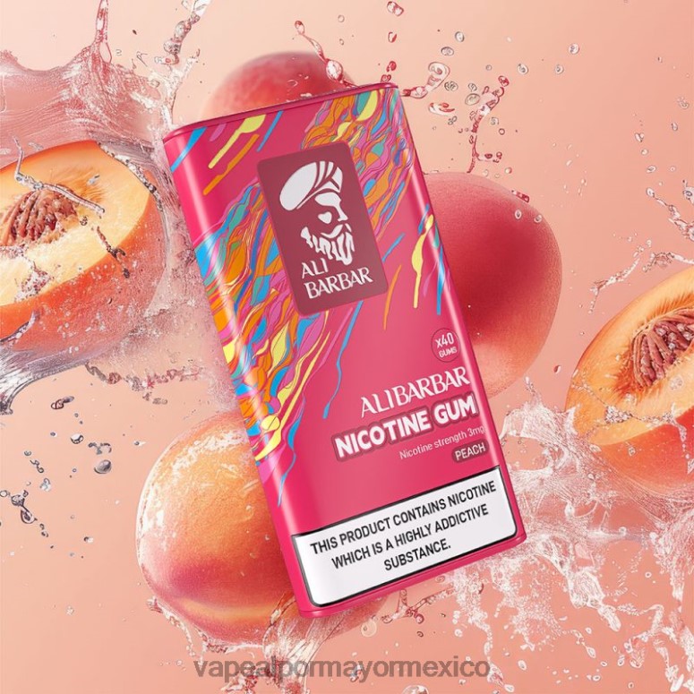 Vaporizador Al Por Mayor - Alibarbar chicle de nicotina durazno HJ86284