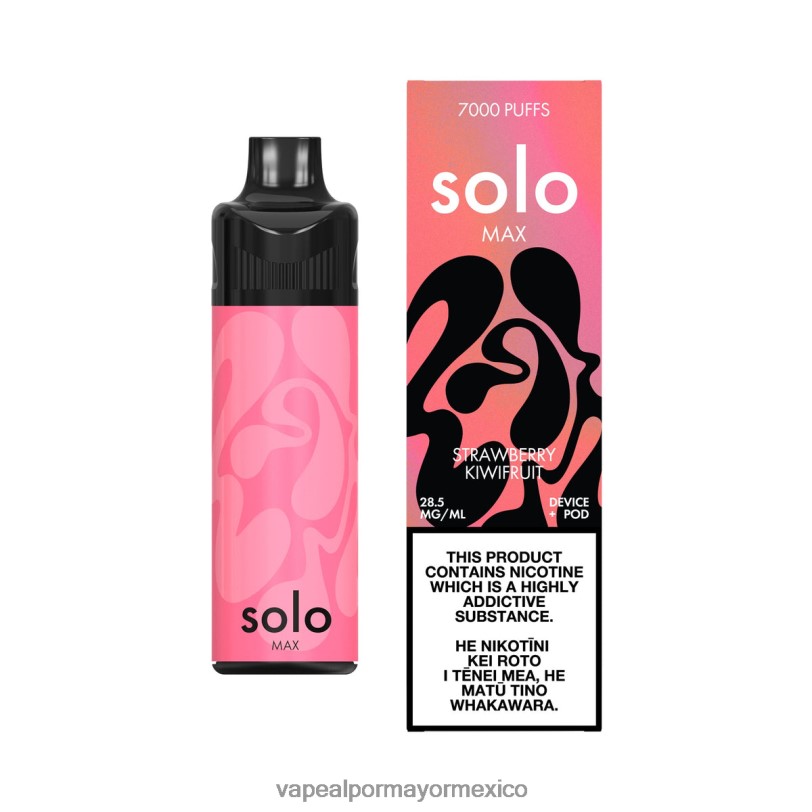 Vape Al Por Mayor Mexico - Solo MAX kit de cápsulas kiwi fresa 4LV0871