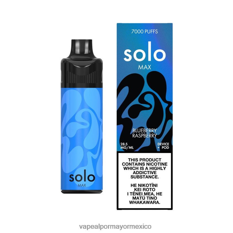 Vaporizador Desechable Al Por Mayor - Solo MAX kit de cápsulas frambuesa arándano 4LV0865