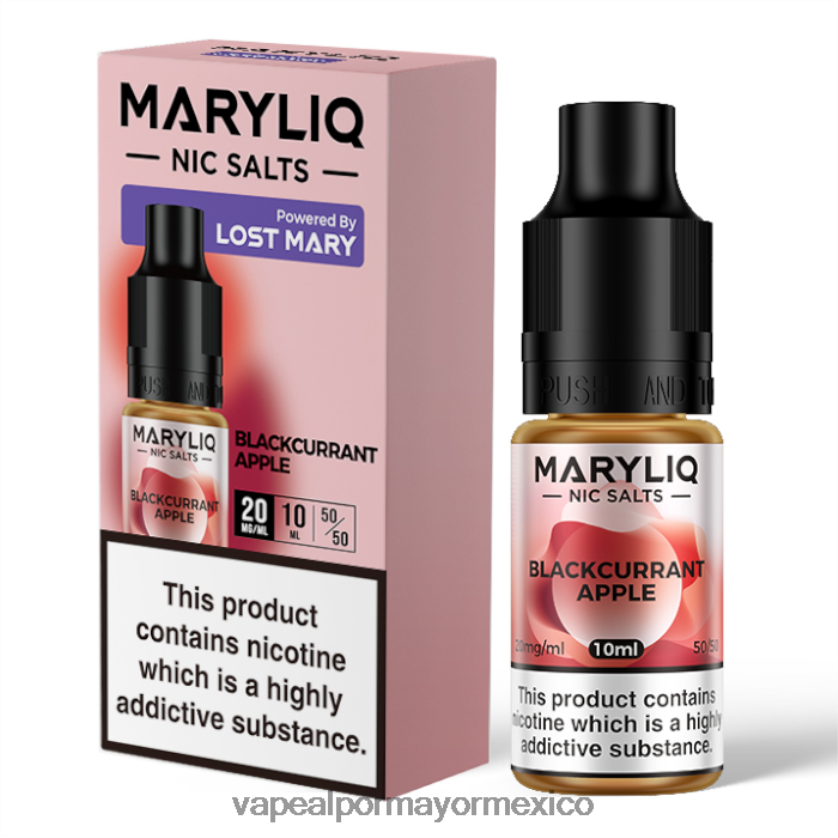Atomizador Vaporizador Elétrico manzana de grosella negra D4H84F440 LOST MARY MARYLIQ sales nic - 10ml - 20mg