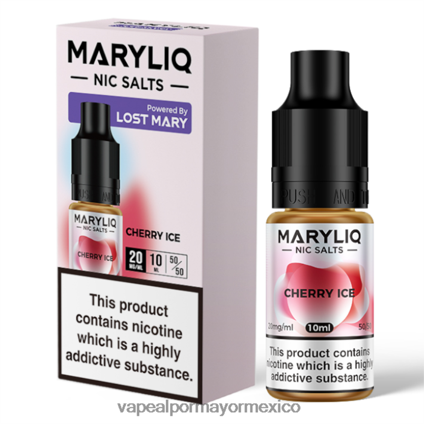 Cigarrillo Electrónico Al Por Mayor hielo de cereza D4H84F443 LOST MARY MARYLIQ sales nic - 10ml - 20mg