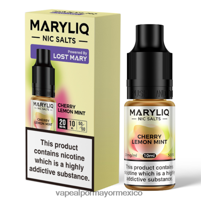 Vaporizador Al Por Mayor cereza limón menta D4H84F444 LOST MARY MARYLIQ sales nic - 10ml - 20mg