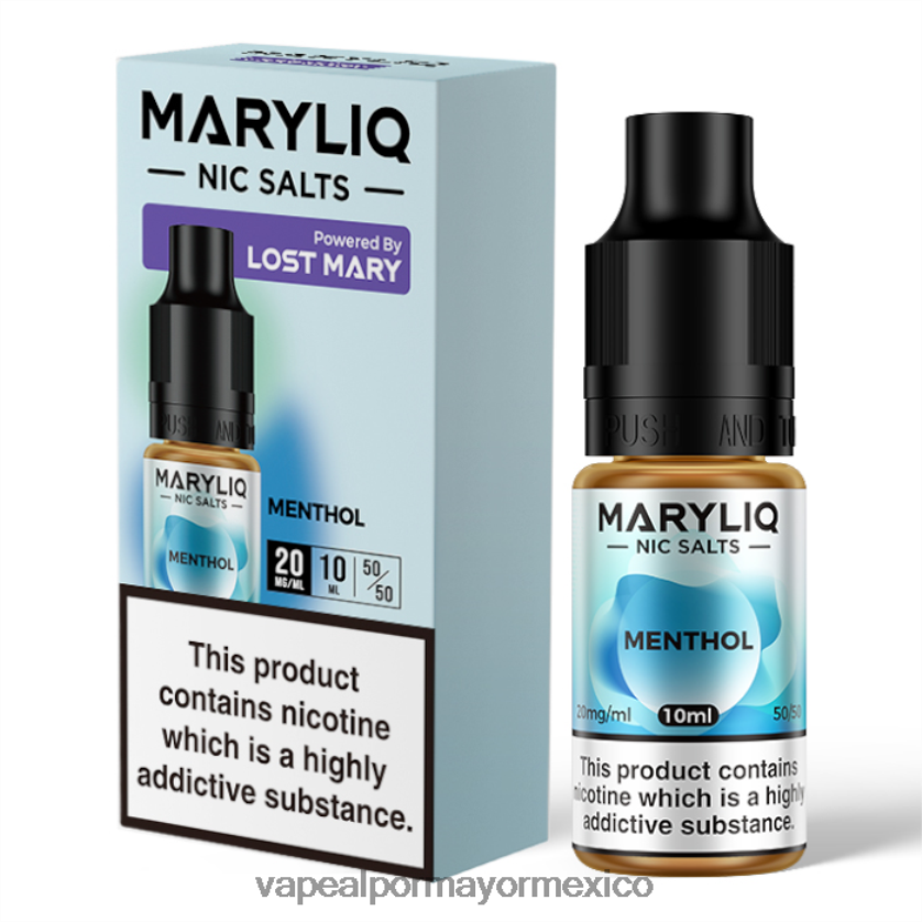 Vaporizador Desechable Por Mayor mentol D4H84F449 LOST MARY MARYLIQ sales nic - 10ml - 20mg