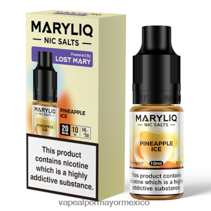 Vaporizador Desechable Precio hielo de piña D4H84F452 LOST MARY MARYLIQ sales nic - 10ml - 20mg