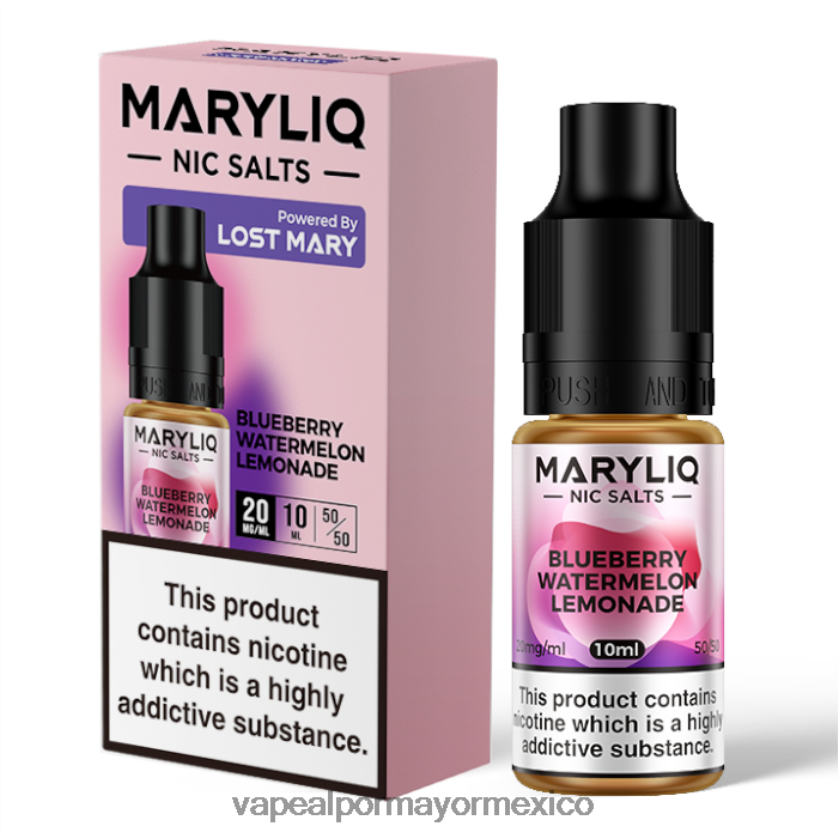 Vaporizador Desechable Precio limonada de sandía y arándanos D4H84F442 LOST MARY MARYLIQ sales nic - 10ml - 20mg