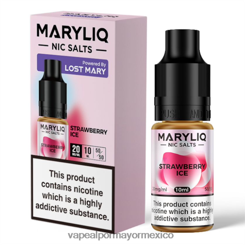 Vaporizador Mexico hielo de fresa D4H84F457 LOST MARY MARYLIQ sales nic - 10ml - 20mg