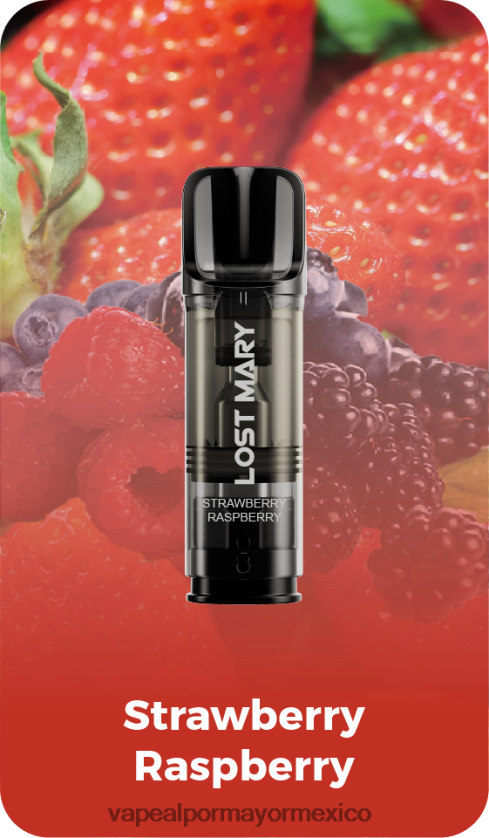 Vape Al Por Mayor Mexico frambuesa fresa D4H84F431 LOST MARY Tappo cápsulas de repuesto precargadas