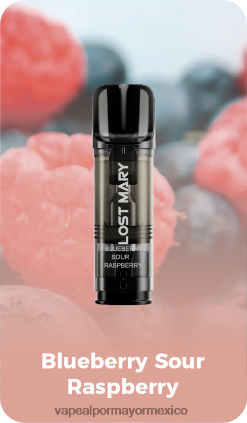 Vaporizador Desechable Precio frambuesa agria azul D4H84F422 LOST MARY Tappo cápsulas de repuesto precargadas