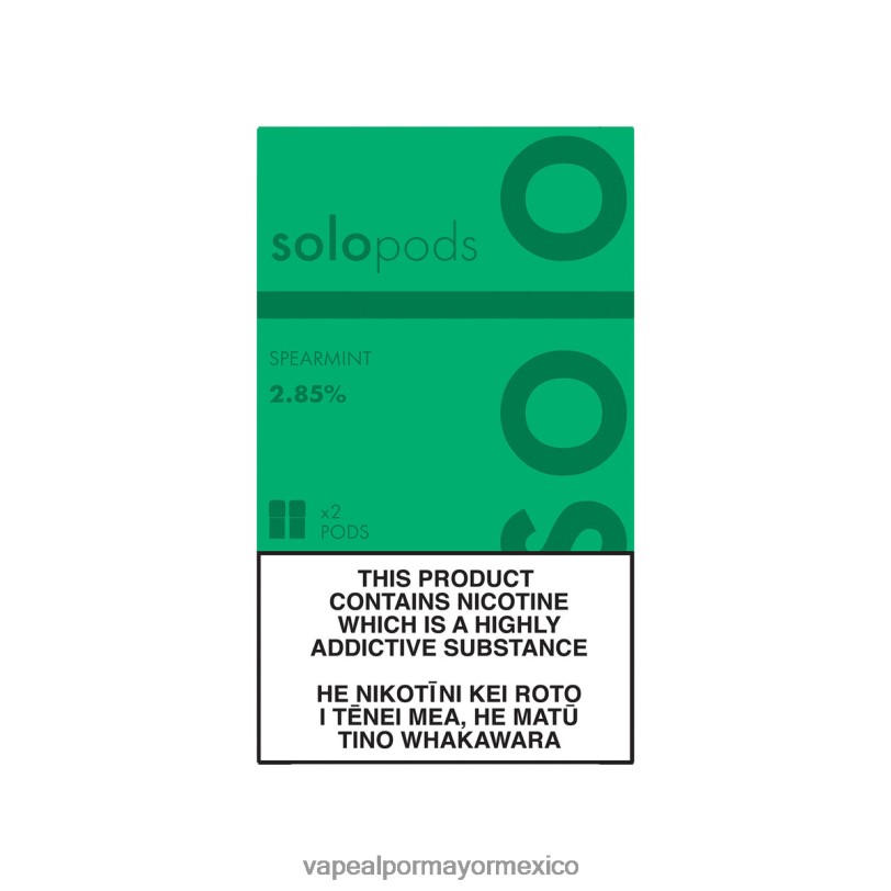 Vaporizador Desechable Precio - Solo paquete de 2 cápsulas de repuesto menta verde 4LV0862