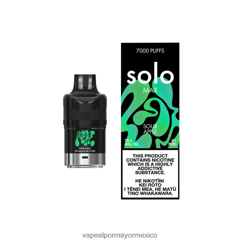 Atomizador Vaporizador Elétrico - Solo MAX vaina manzana agria 4LV0880