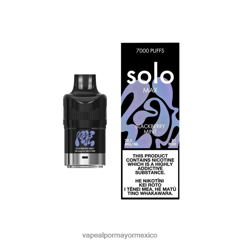 Cigarrillo Electrónico Al Por Mayor - Solo MAX vaina menta mora 4LV0873