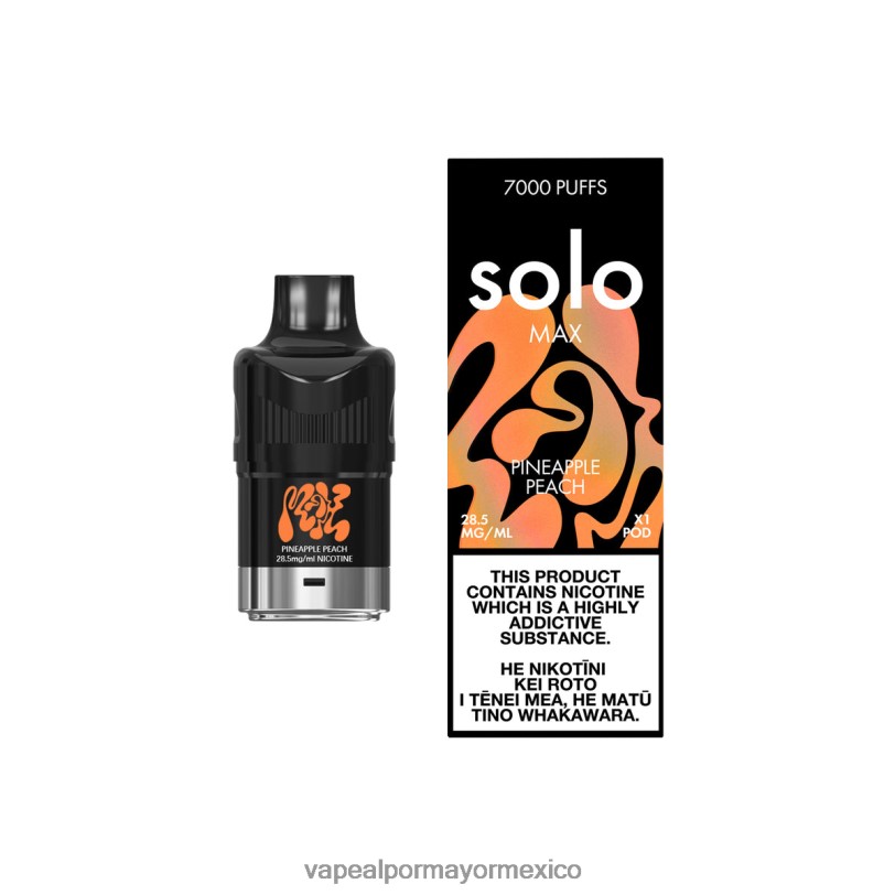 Vaporizador Desechable Al Por Mayor - Solo MAX vaina durazno piña 4LV0885