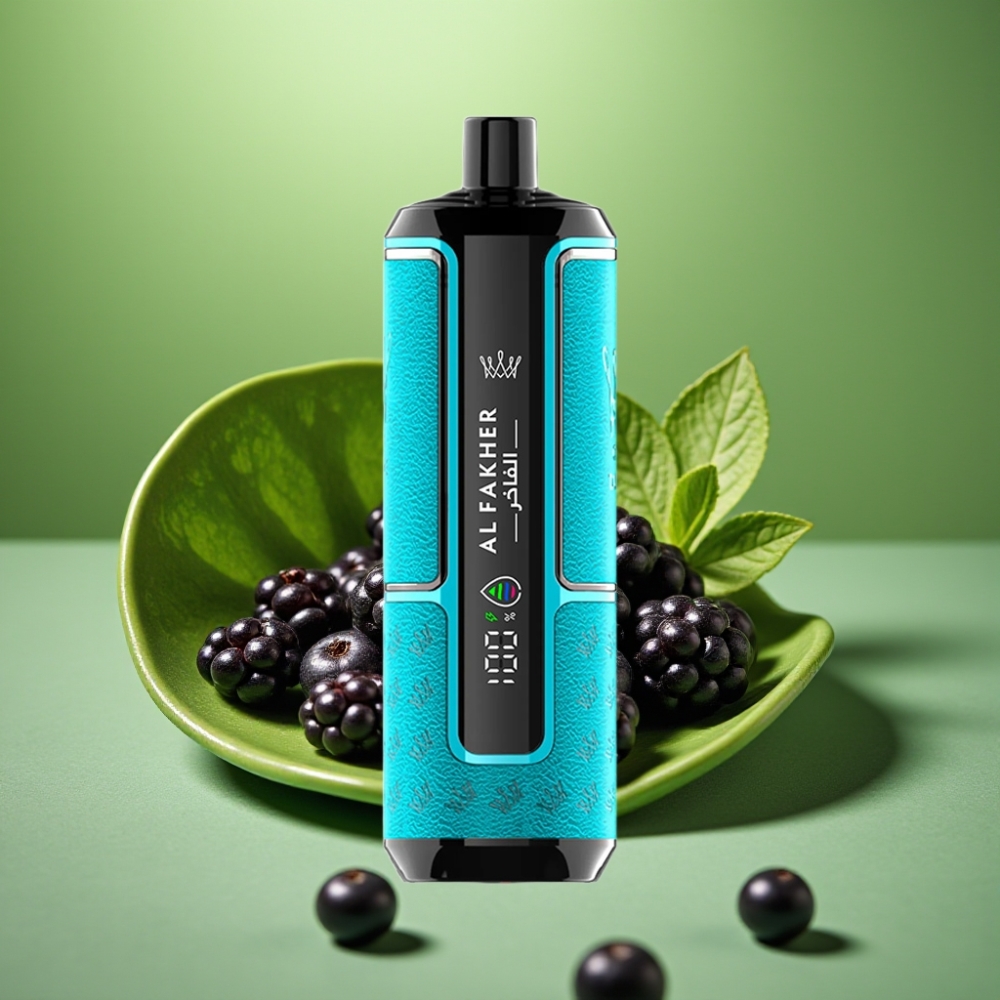 Al Fakher Crown Bar 15K 22ml Grosella Menta Hypermax Desechable Vape Kit