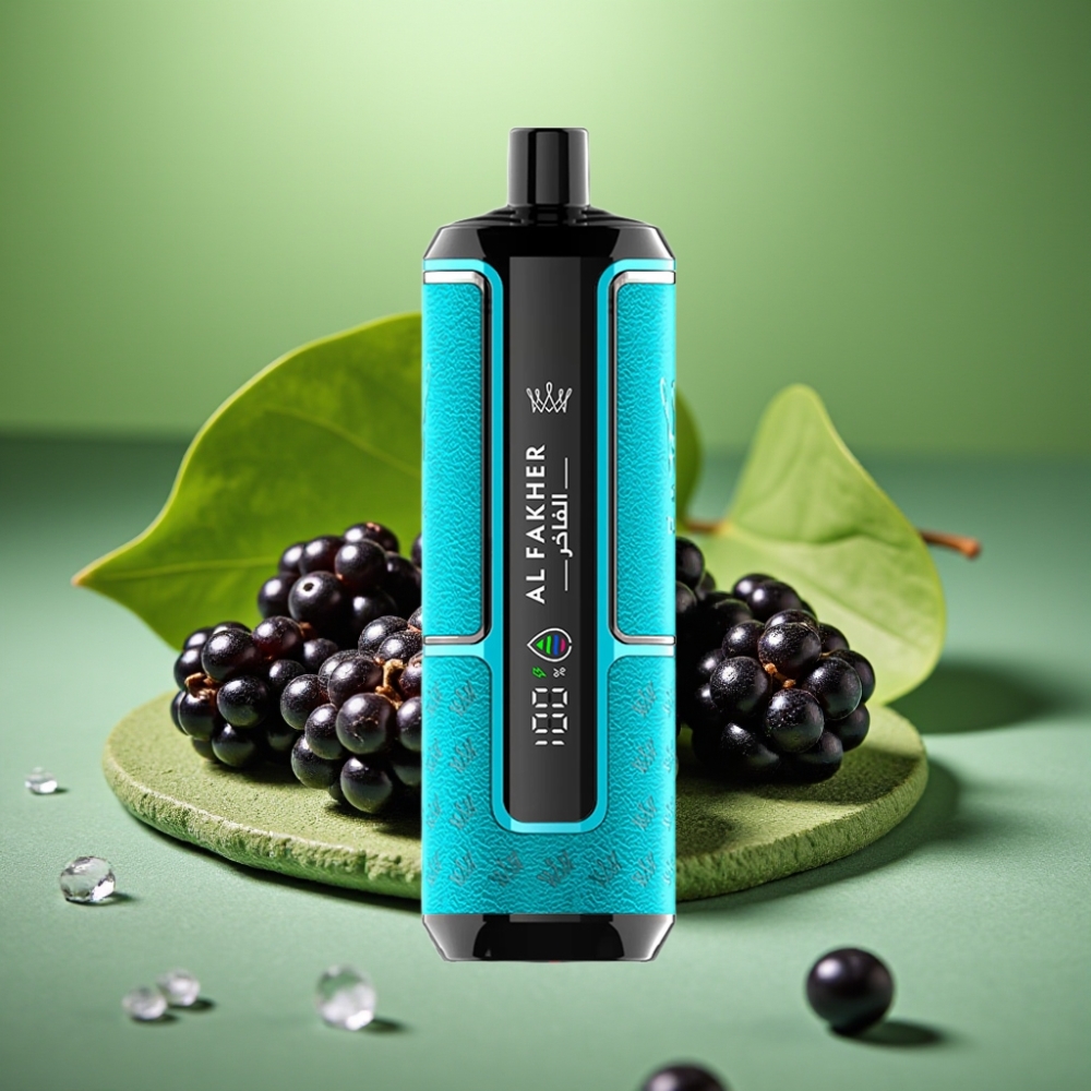 Al Fakher Crown Bar 15K 22ml Hypermax Desechable Vape Kit Grosella Negra Hielo