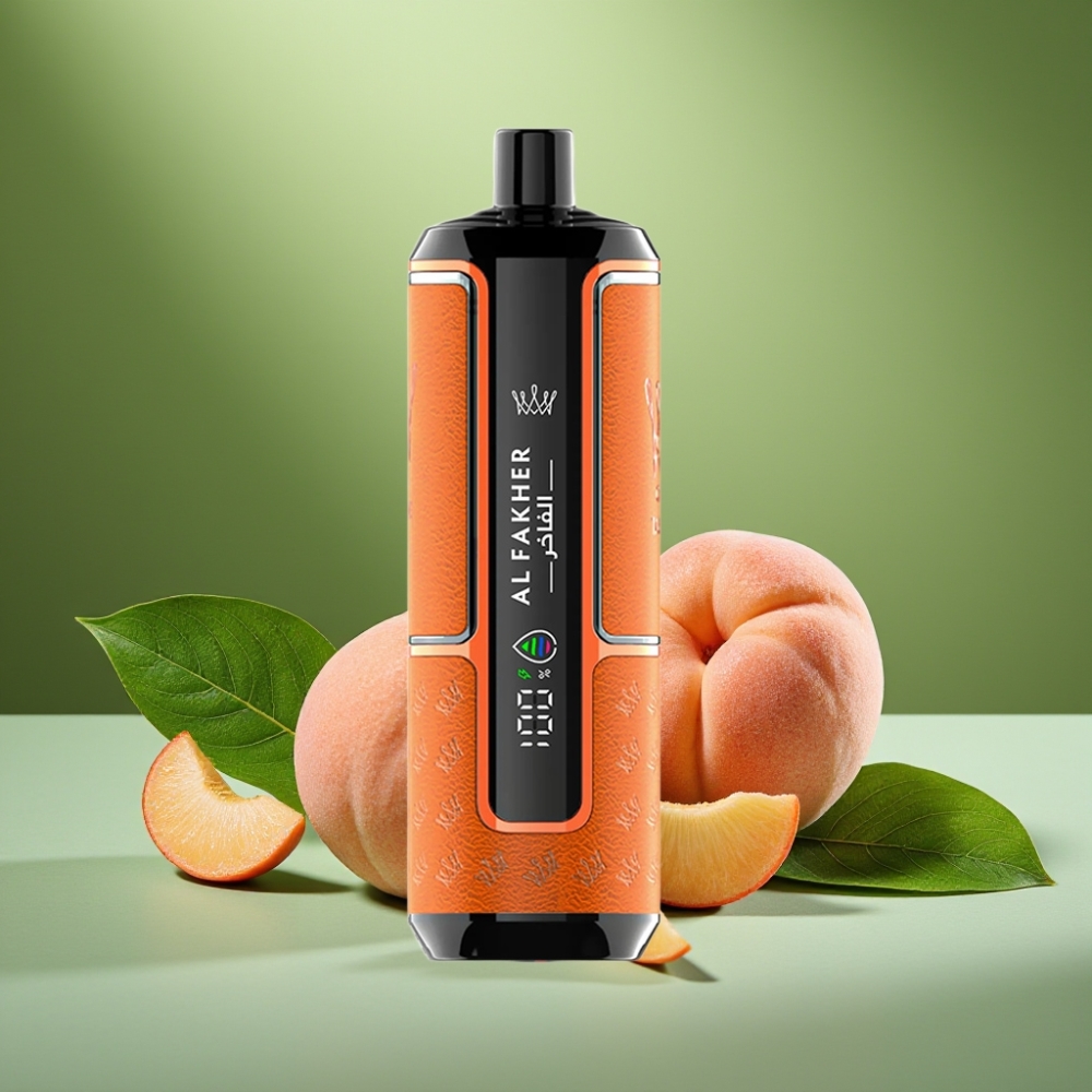 Al Fakher Crown Bar 15K Duradero Portátil Peach Ice vape distributor Mexico