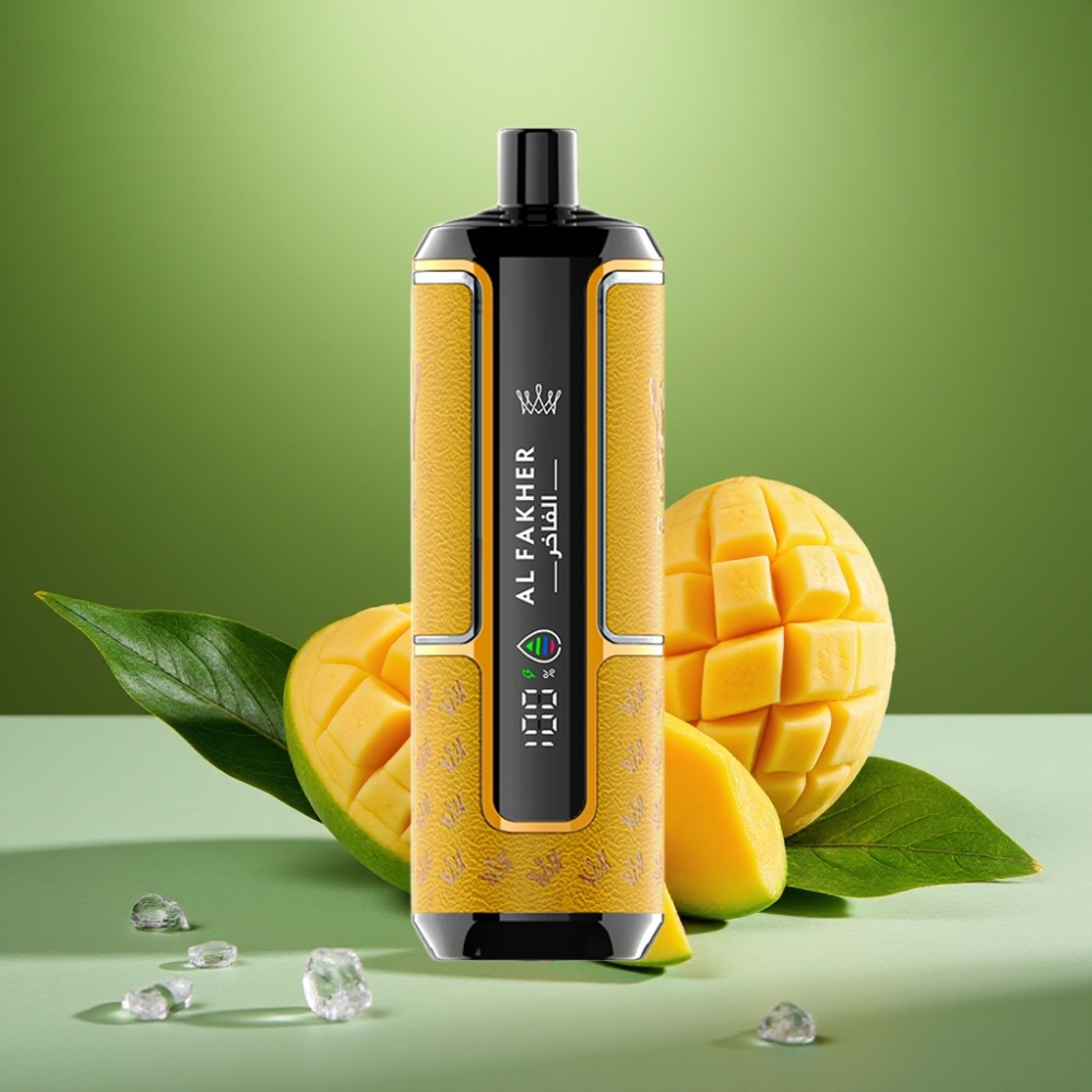 Al Fakher Crown Bar 15K Hypermax 22ml Mango Hielo vape distributor Mexico