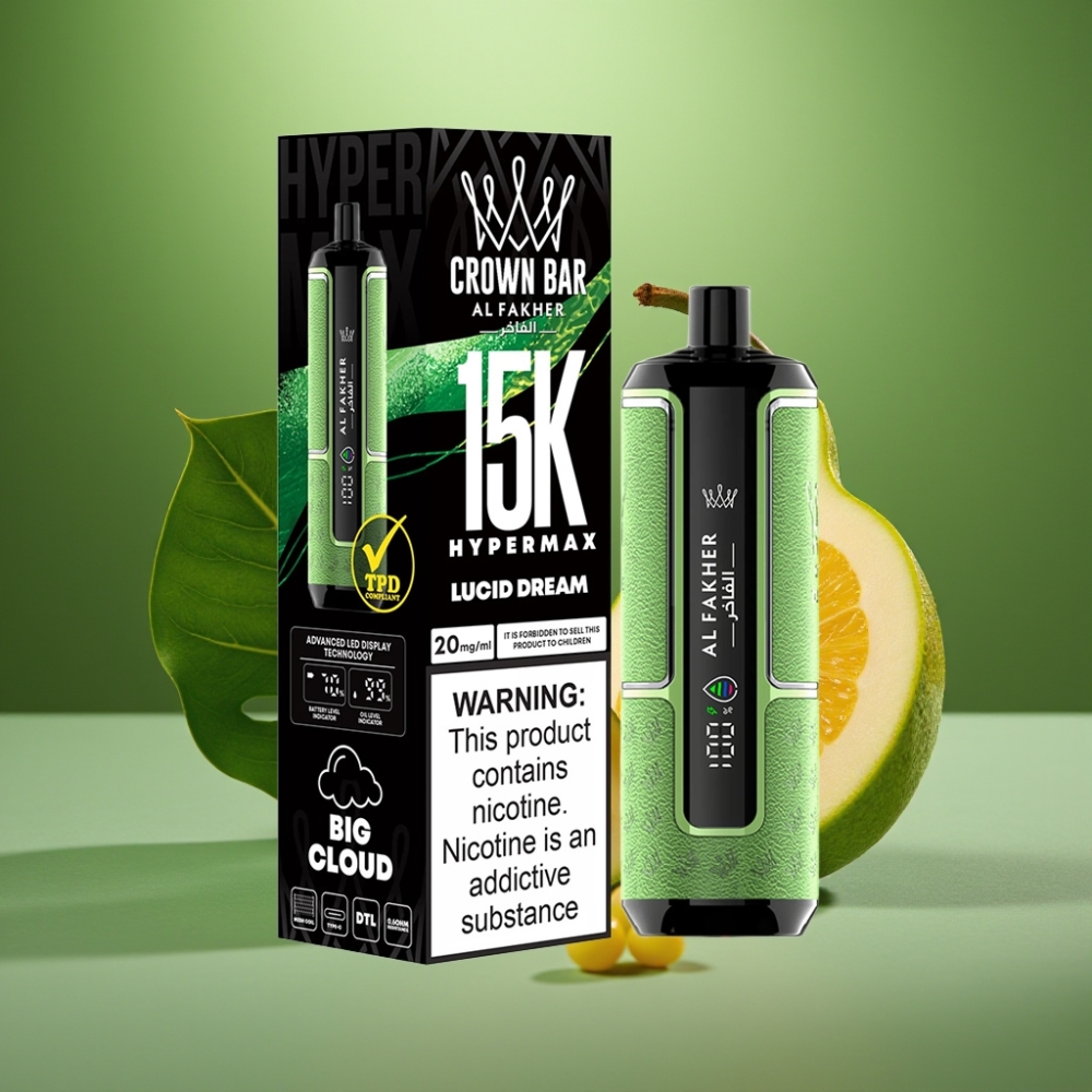 Al Fakher Crown Bar 15K Hypermax 22ml Sueño Lúcido vape distributor Mexico