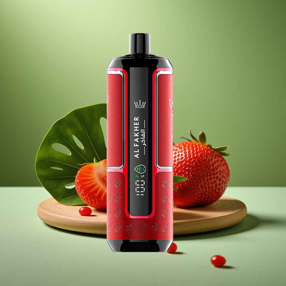 Al Fakher Crown Bar 15K Hypermax Desechable 22ml Fresa Golpe