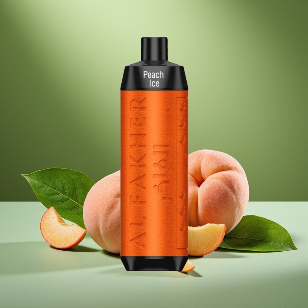 Al Fakher Crown Bar 8000 Crystal 5mg Melocotón Hielo USB-C