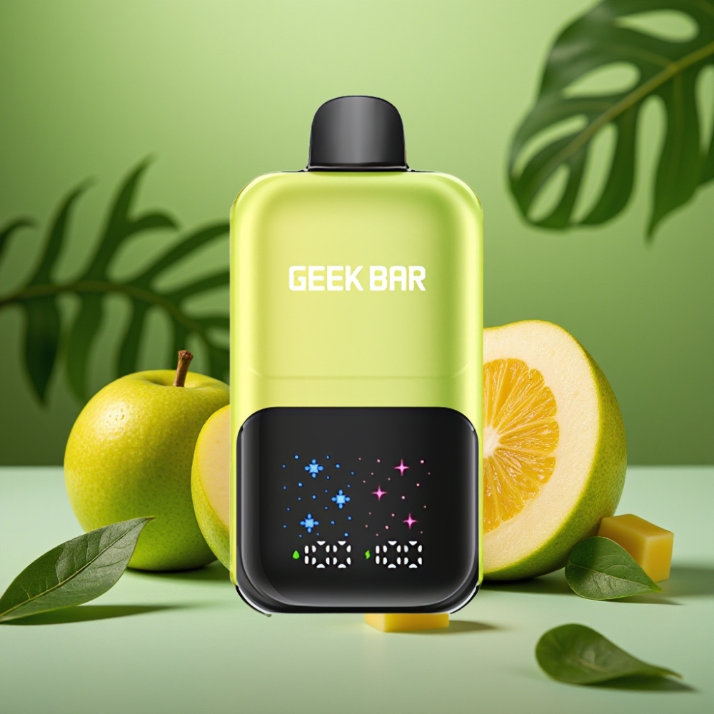 GEEK BAR 2GO 50000 Puffs Pantalla Grande Manzana Ácida Helada