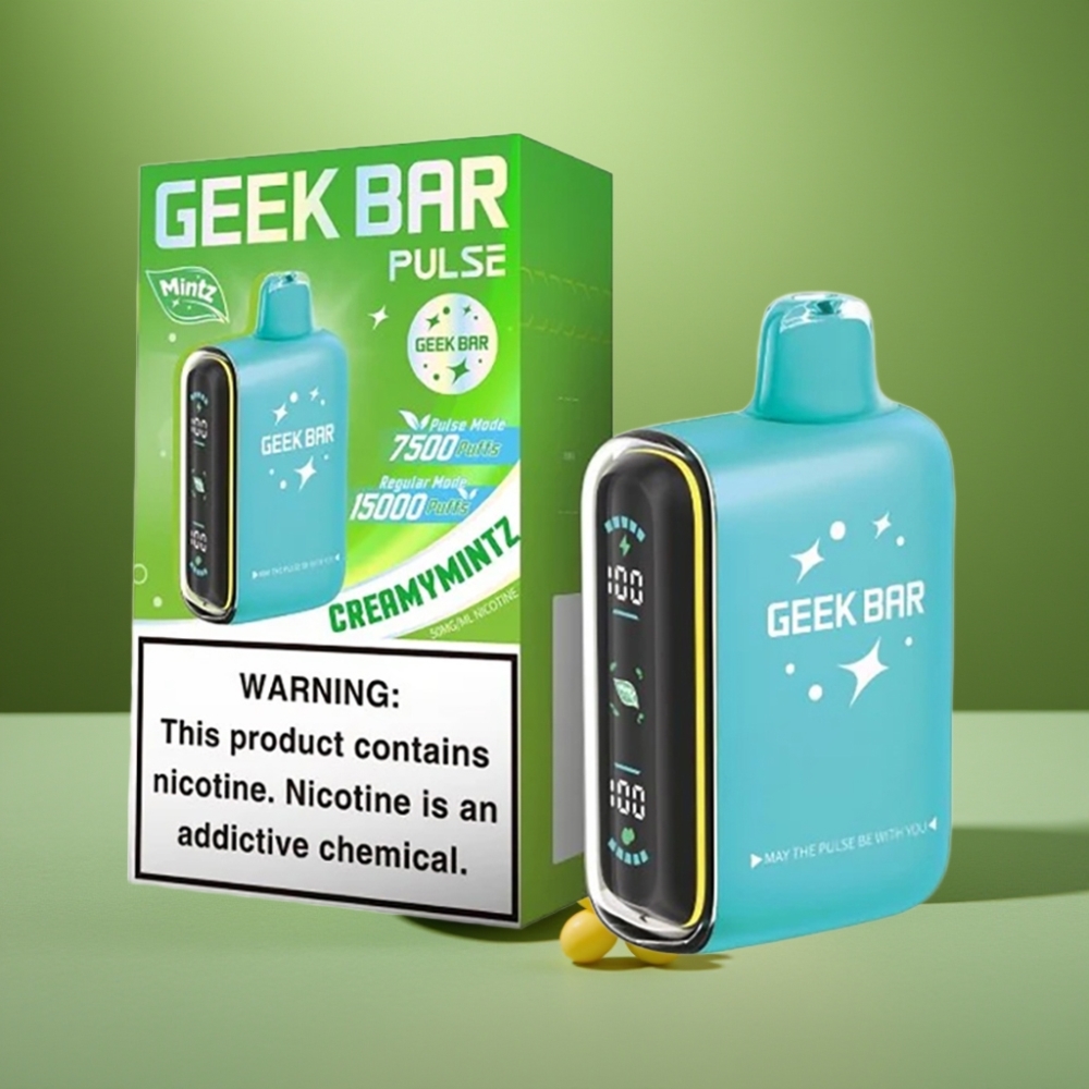 Geek Bar Pulse 15000 Puffs 16ML Menta vape distributor Mexico
