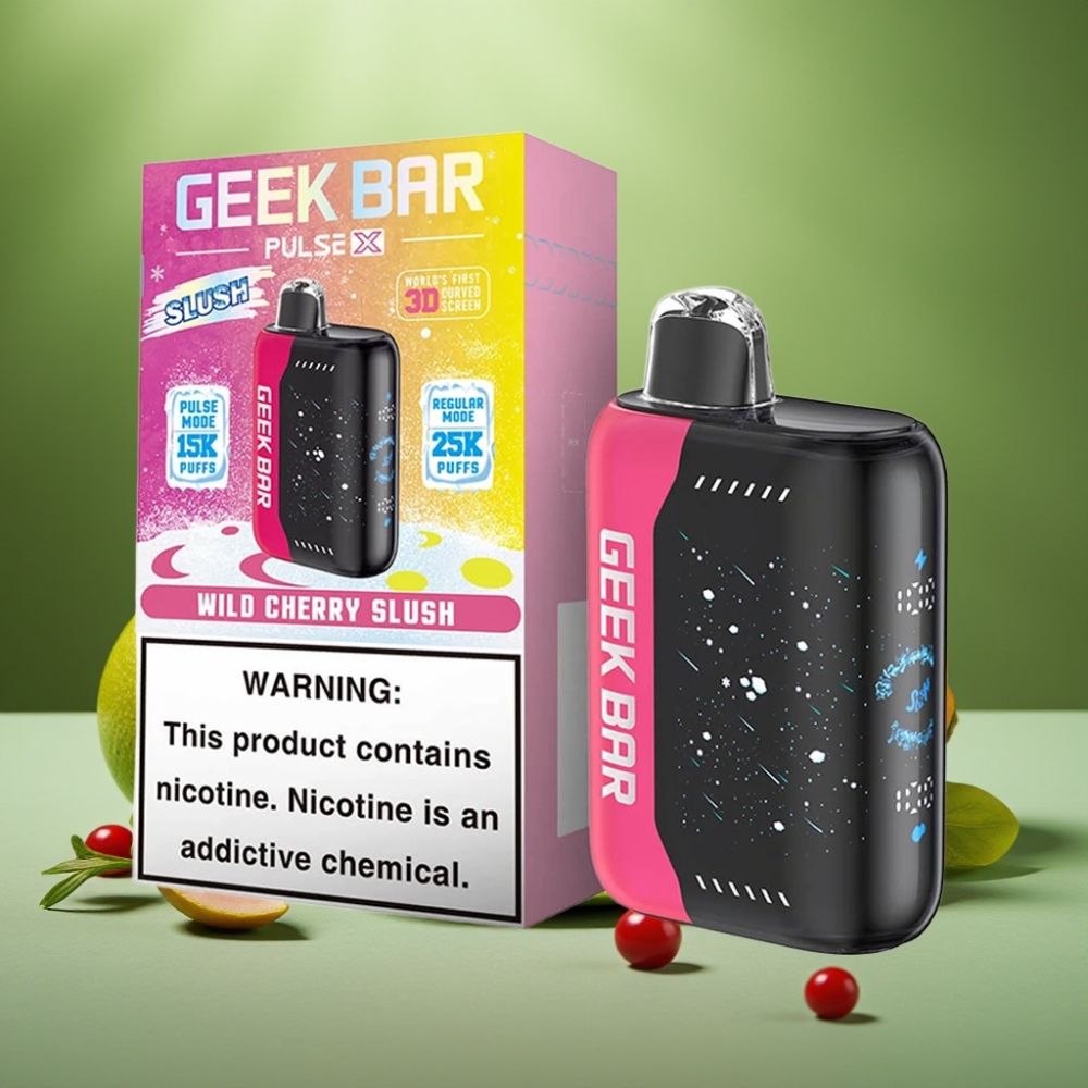 Geek Bar Pulse X 25000 Puffs 18mL Pantalla 3D vape distributor Mexico
