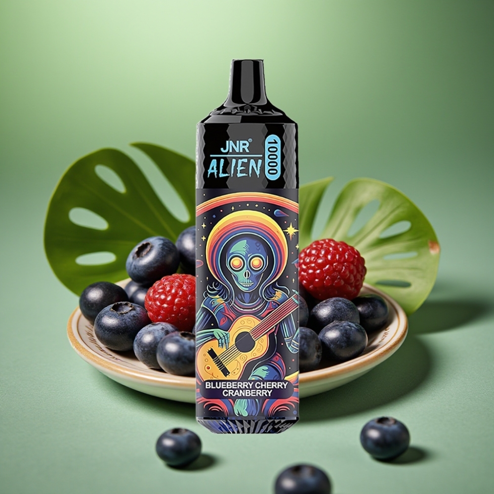 JNR Alien 10000 Puffs 20ml Arándano Cereza Arándano Azul