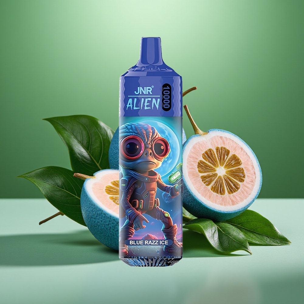 JNR Alien 10000 Puffs 850mAh Azul Frambuesa Hielo vape distributor Mexico
