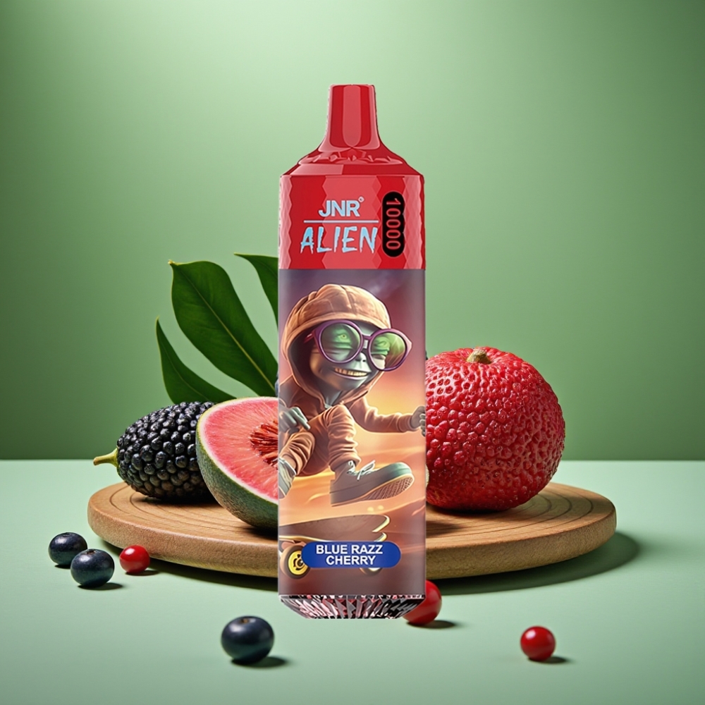 JNR Alien 10000 Puffs 850mAh Cereza-Arándano Azul vape distributor Mexico