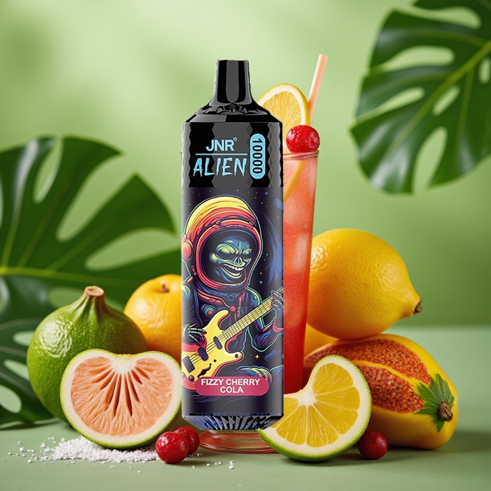 JNR Alien 10000 Puffs 850mAh Cereza Cola Fizzy vape distributor Mexico