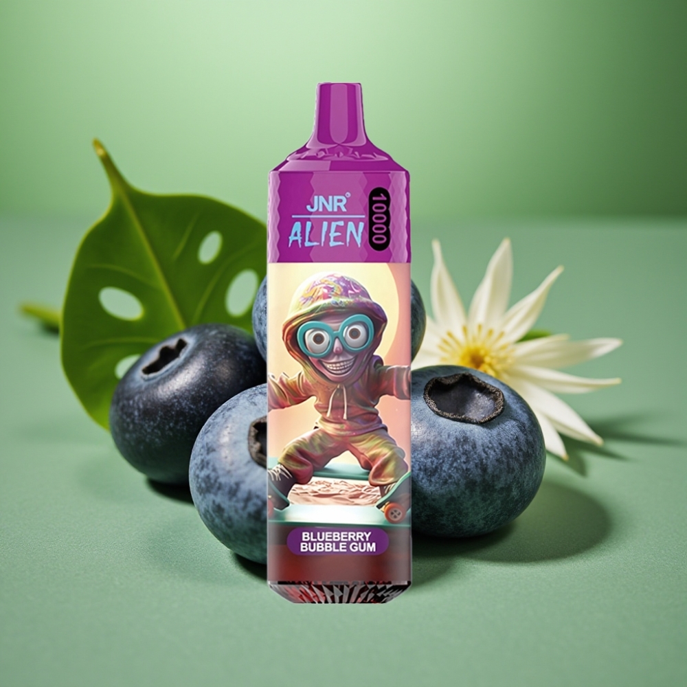 JNR Alien 10000 Puffs 850mAh Chicle de Arándano Azul vape distributor Mexico