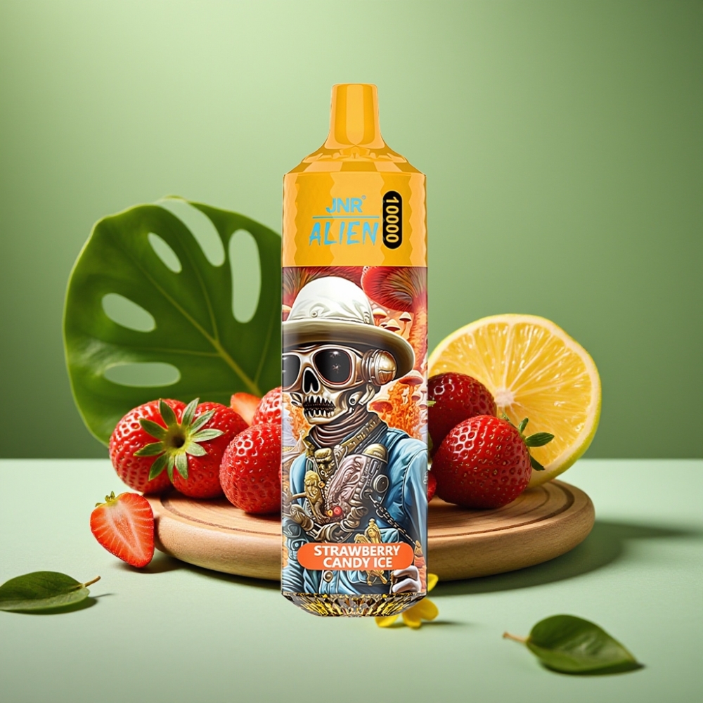 JNR Alien 10000 Puffs 850mAh Fresa Caramelo Hielo vape distributor Mexico