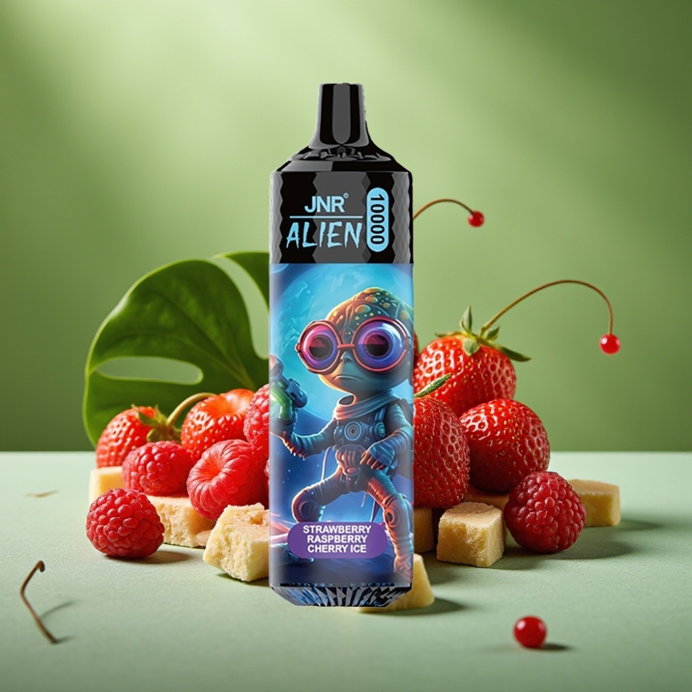 JNR Alien 10000 Puffs 850mAh Fresa Frambuesa Cereza Hielo