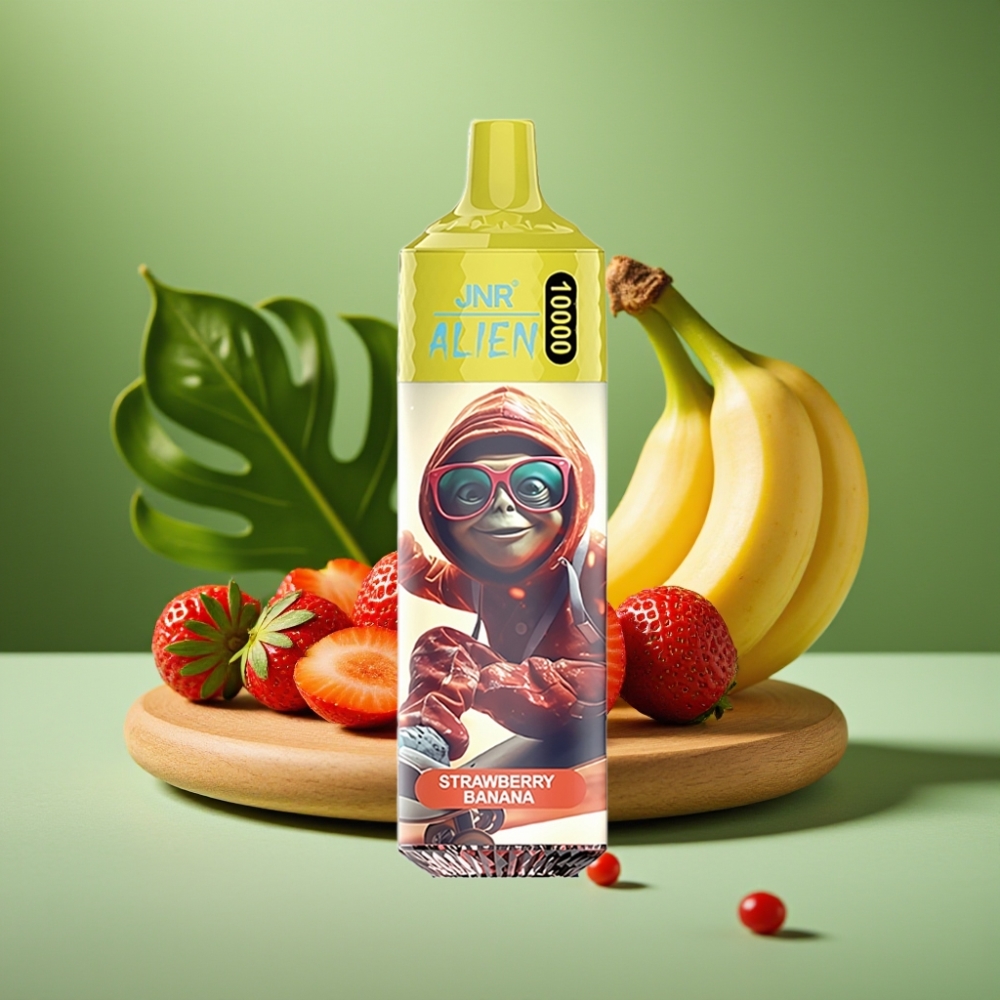 JNR Alien 10000 Puffs 850mAh Fresa Plátano vape distributor Mexico