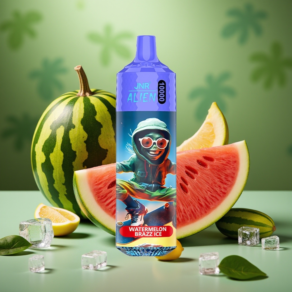 JNR Alien 10000 Puffs 850mAh Sandía Brazz Hielo vape distributor Mexico