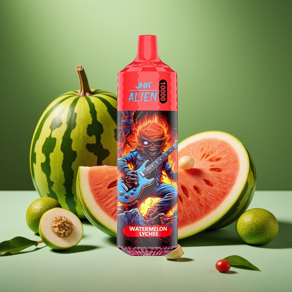 JNR Alien 10000 Puffs Sandía Lichi 850mAh RGB vape distributor Mexico