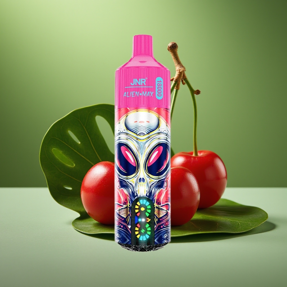 JNR Alien Max 18000 Puffs Doble Nucleo Cereza y Baya vape distributor Mexico