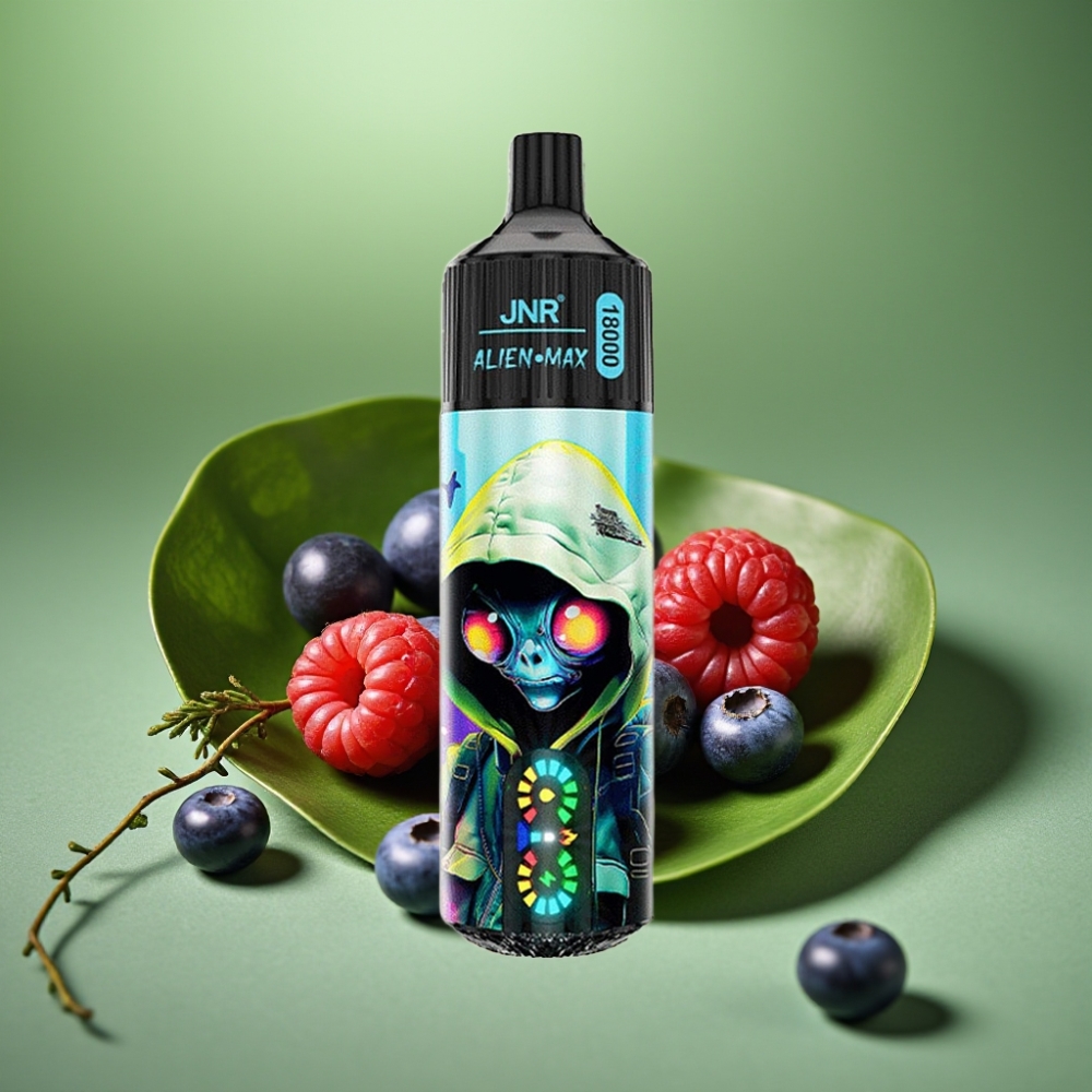 JNR Alien Max 18000 Puffs Dual Core Arándano Frambuesa vape distributor Mexico
