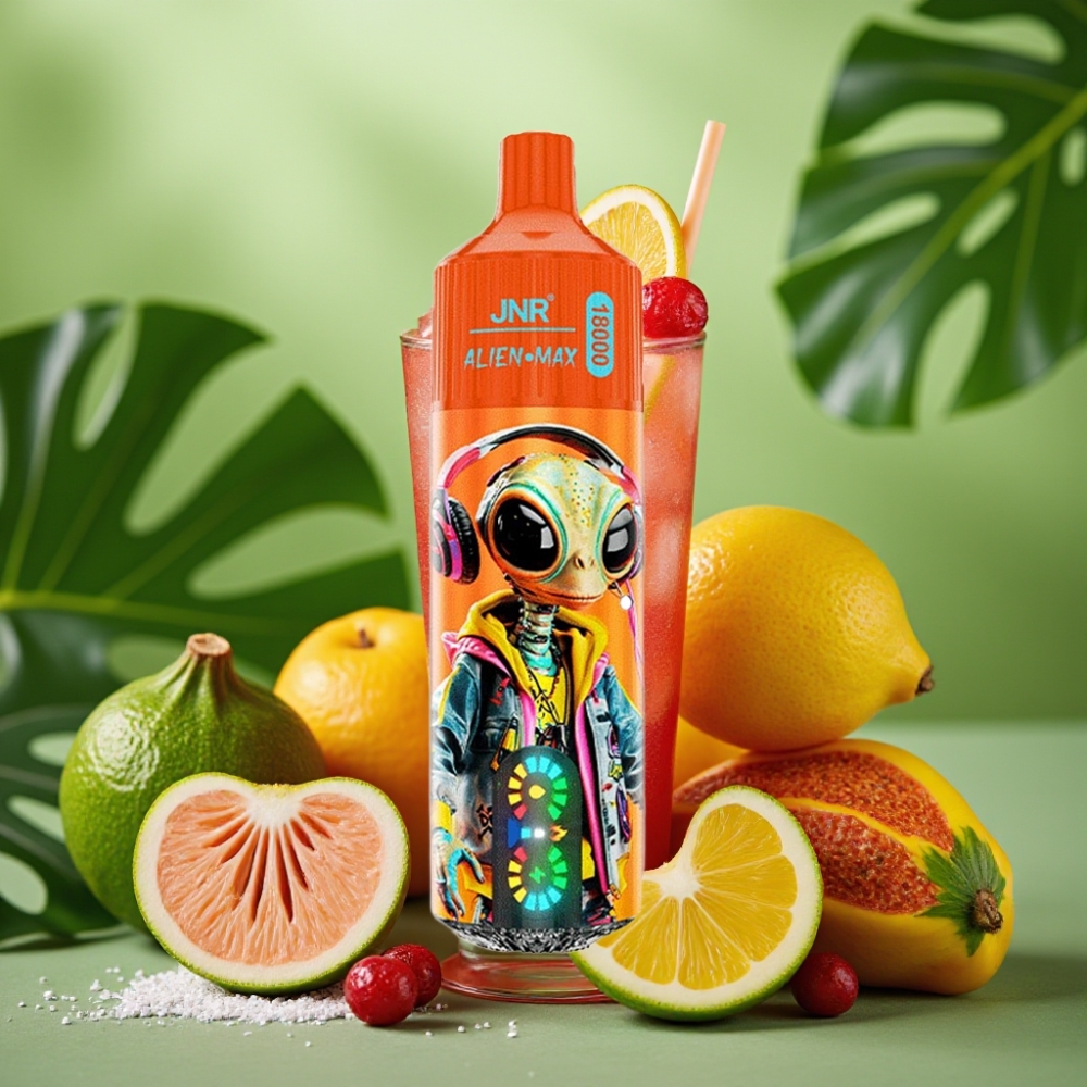 JNR Alien Max 18000 Puffs Dual Core Cereza Cola Fizzy vape distributor Mexico