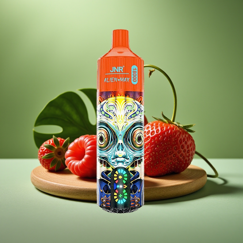 JNR Alien Max 18000 Puffs Dual Core Fresa Frambuesa Cereza