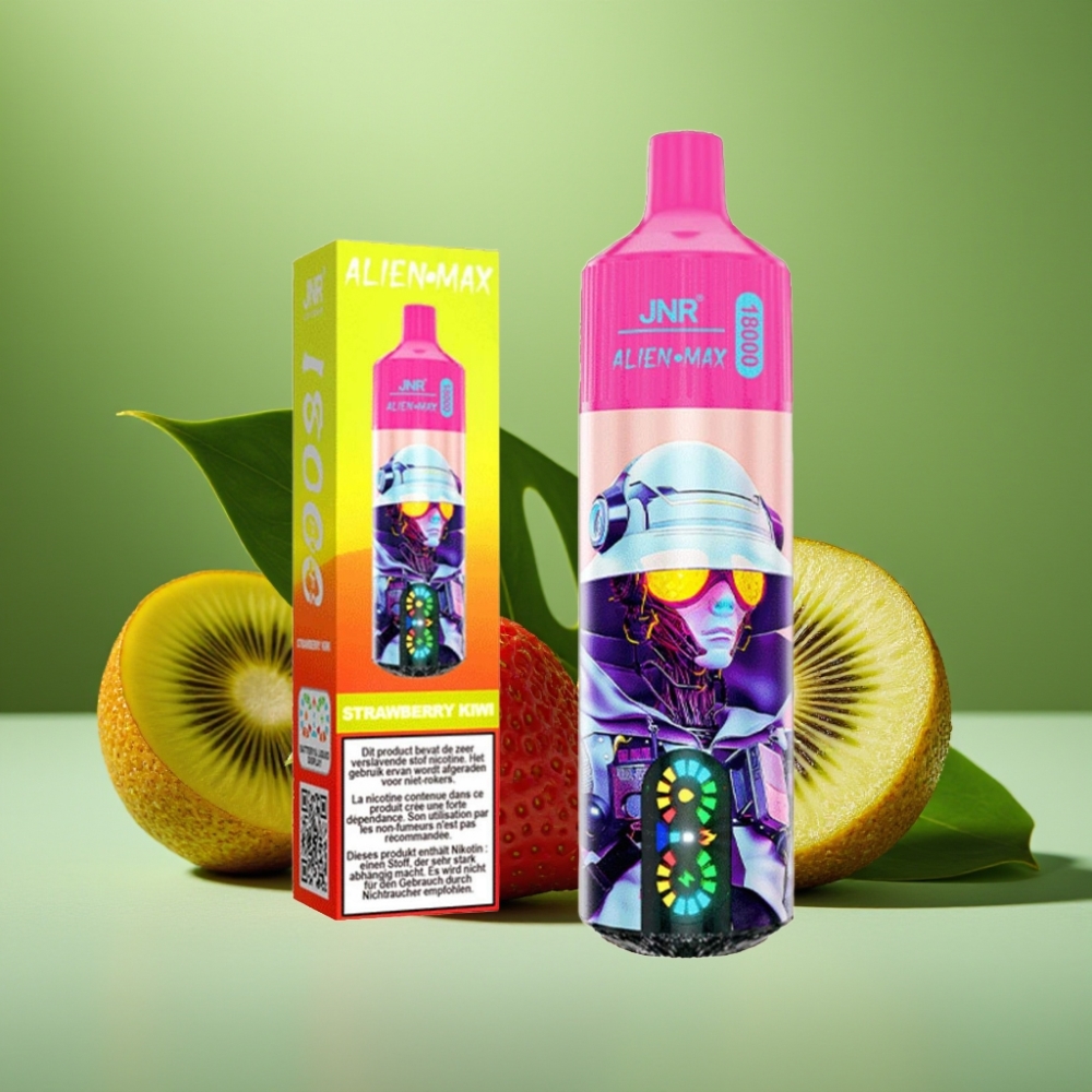 JNR Alien Max 18000 Puffs Dual Core Fresa Kiwi vape distributor Mexico