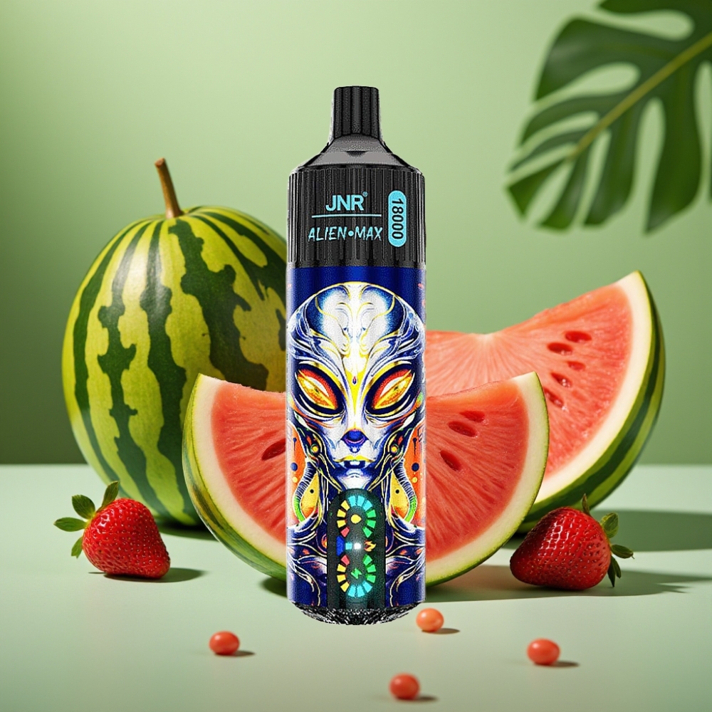 JNR Alien Max 18000 Puffs Dual Core Fresa Sandía Chicle vape distributor Mexico