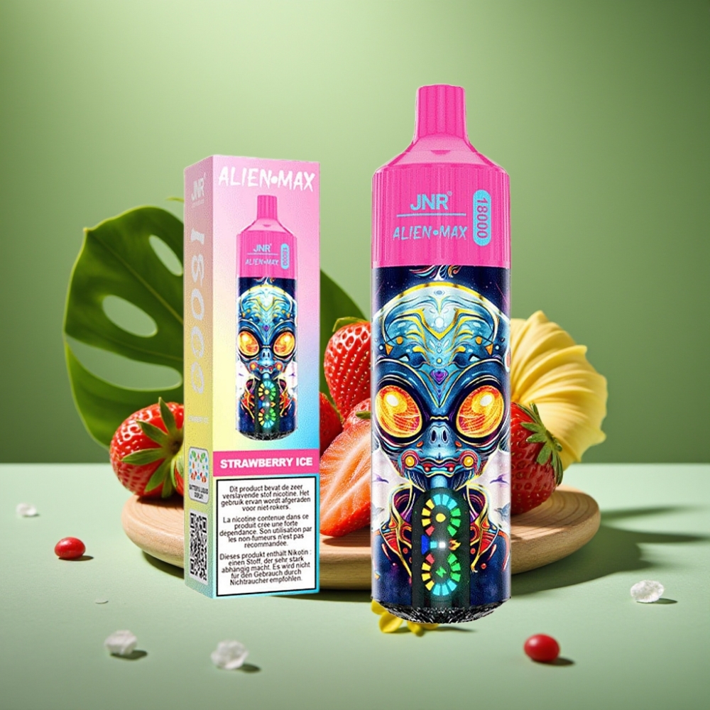 JNR Alien Max 18000 Puffs Dual Mesh Fresa Helada vape distributor Mexico