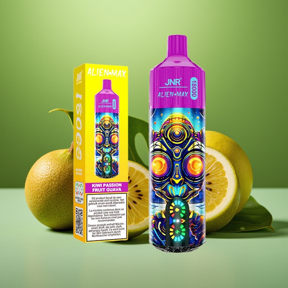 JNR Alien Max 18000 Puffs Dual Mesh Kiwi Maracuyá Guayaba