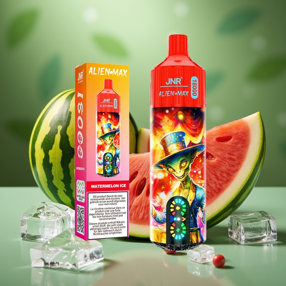 JNR Alien Max 18000 Puffs Dual Mesh Sandía Helada vape distributor Mexico